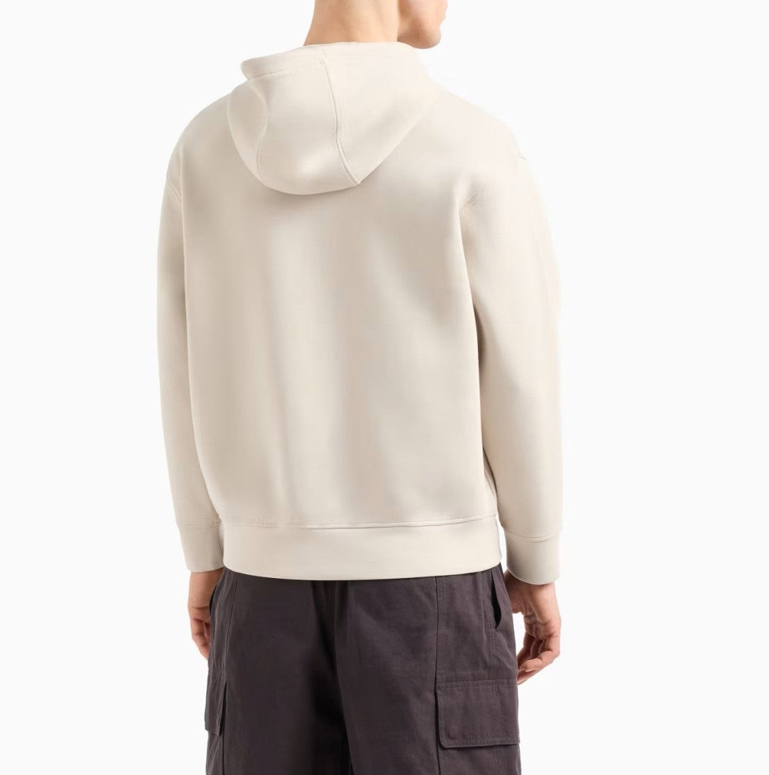 Emporio Armani Zip-Up Sweatshirt With Drawstring Hood