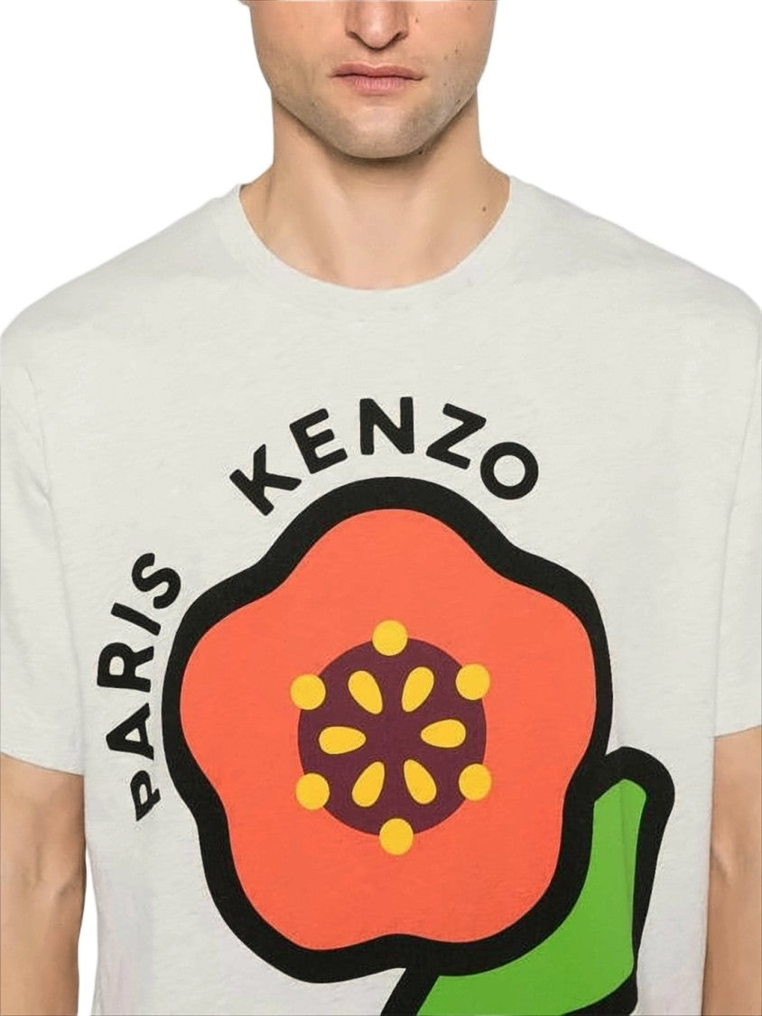 Kenzo Short-Sleeve Light Grey T-Shirt