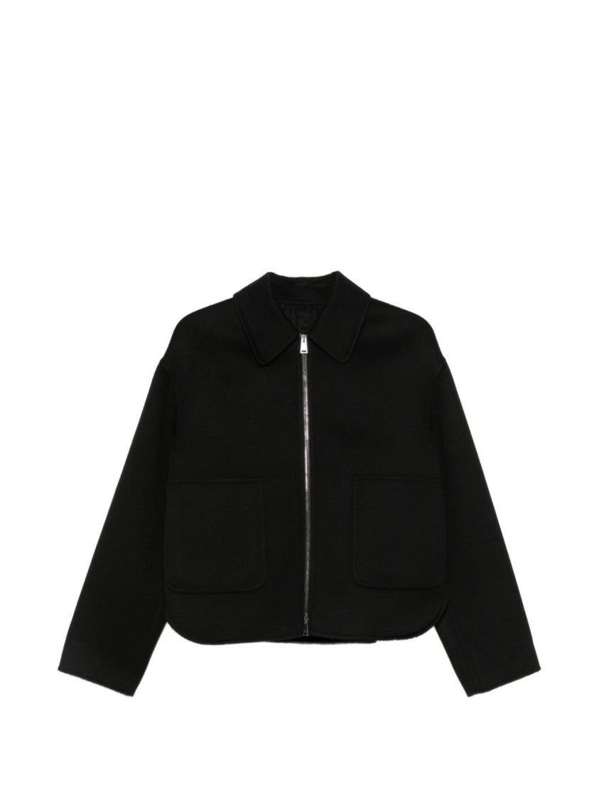 Fendi Boxy-Fit Zippered Cropped Jacket