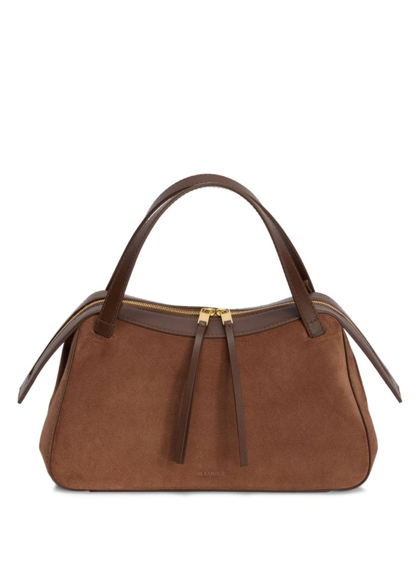 Jil Sander Structured Calf Leather Shoulder Bag
