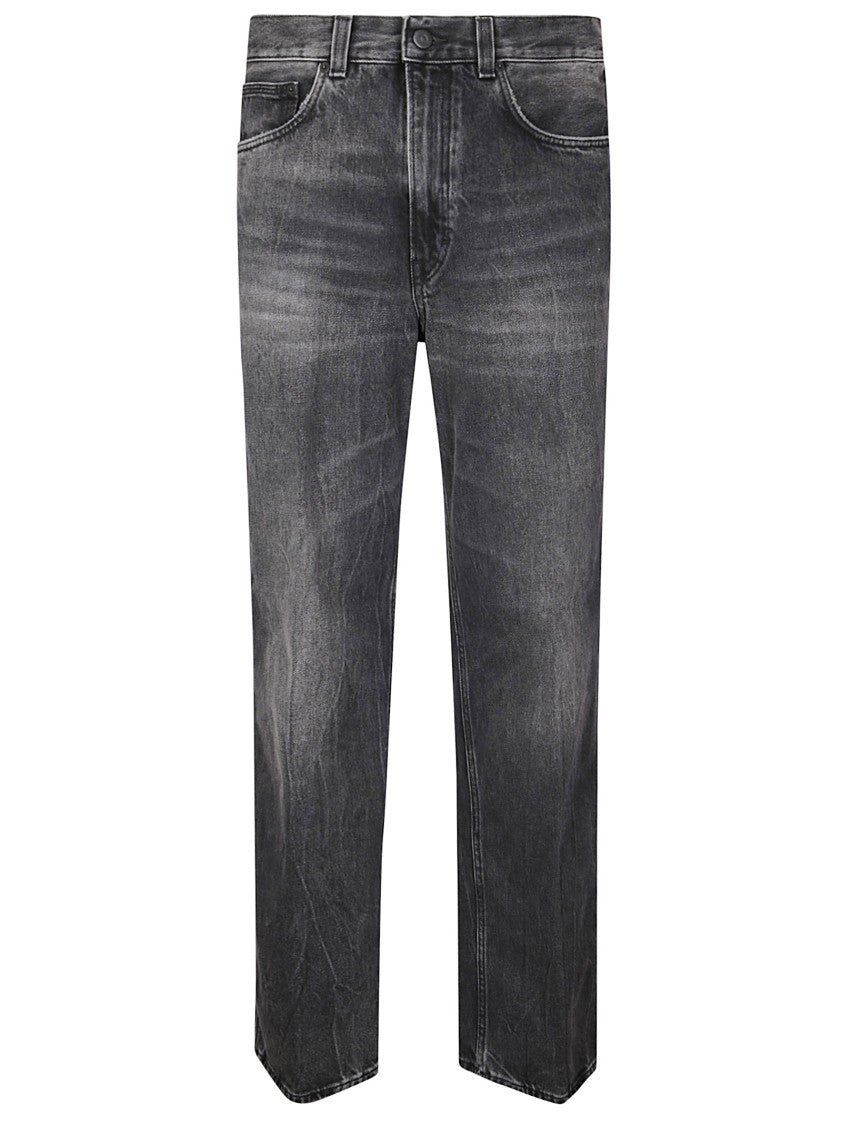 Haikure Faded Black Straight Leg Jeans