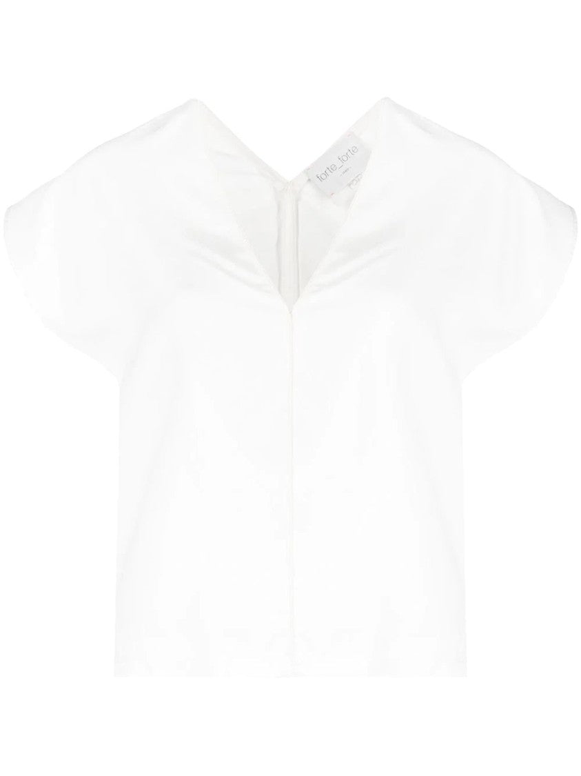 Forte Forte Fluid Ottoman V Neck Top