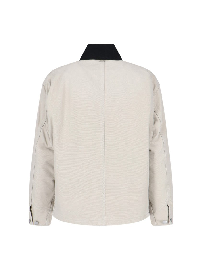 Carhartt Wip "Og Michigan" Jacket, In Organic Cotton, Grey