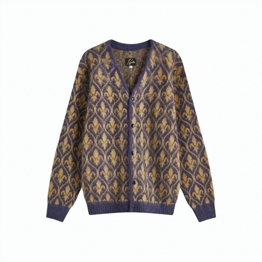 Needles Intricate V-Neck Mohair Blend Cardigan