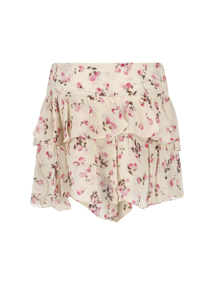 Isabel Marant Étoile Mini Skirt Beige