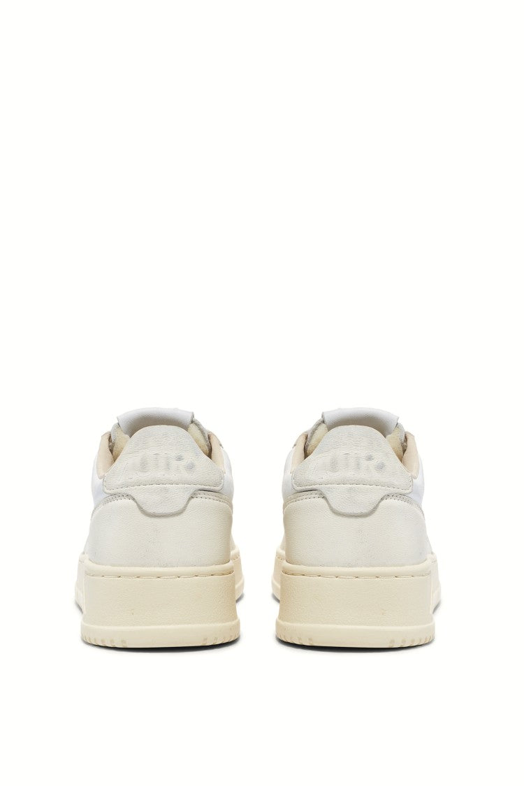 Autry Women’S Medalist Goat Leather Soft Bicolor Sneakers