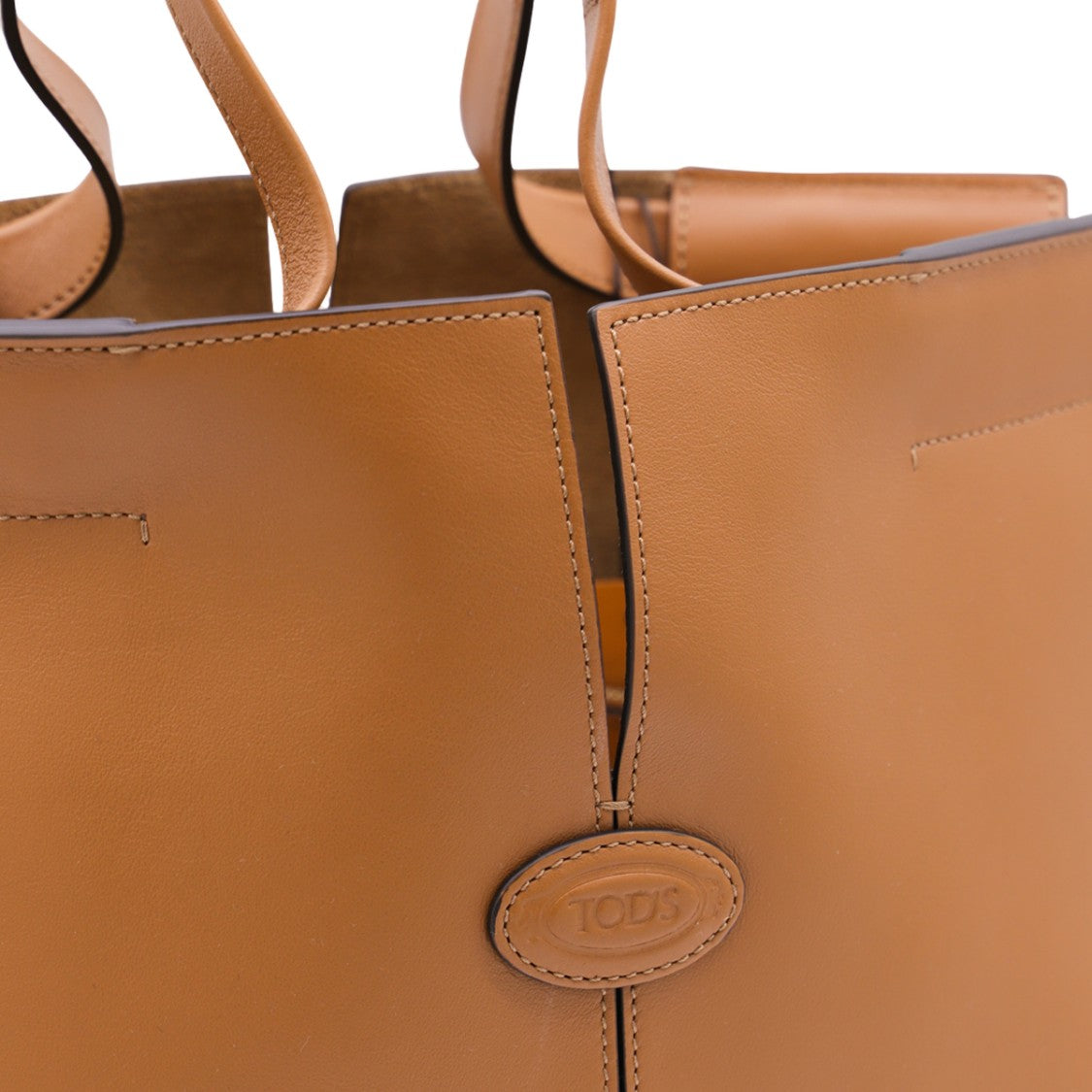 Tod's Structured Leather Tote Bag