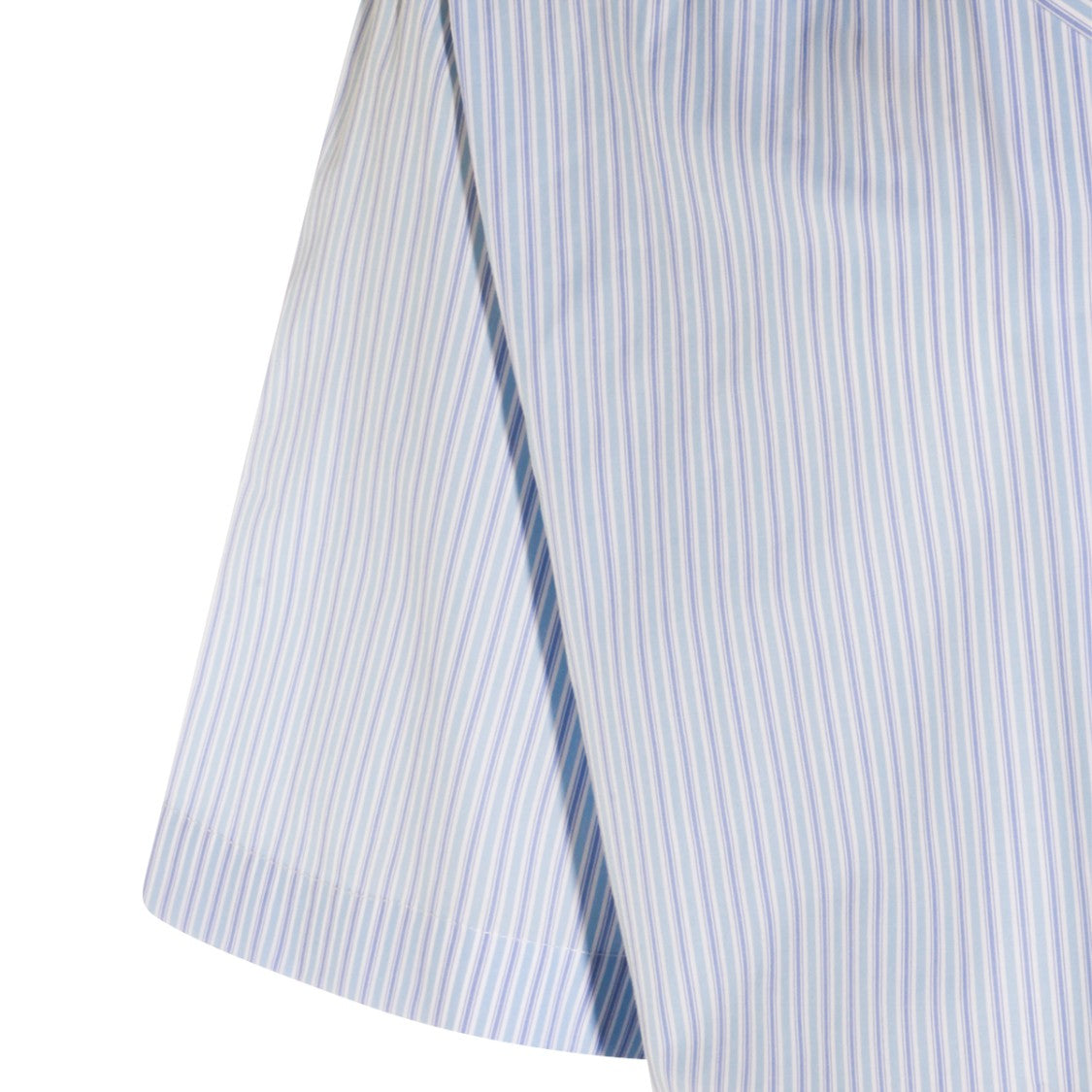 Marni Relaxed Fit Short-Sleeve Shirt With Striped Collar And Pocket