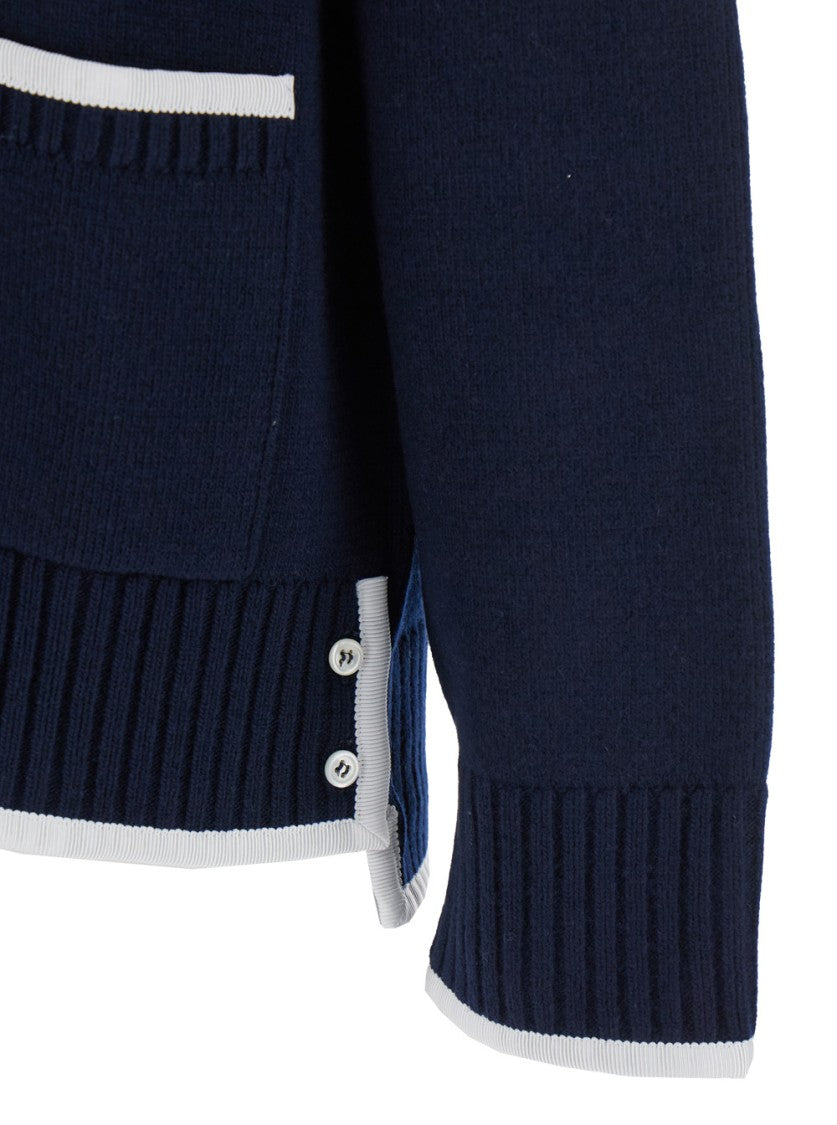 Thom Browne Classic V-Neck Cardigan