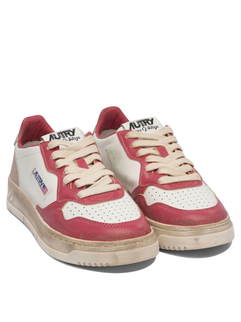 Autry Low-Top Sneakers With Smooth Leather And Suede Panels