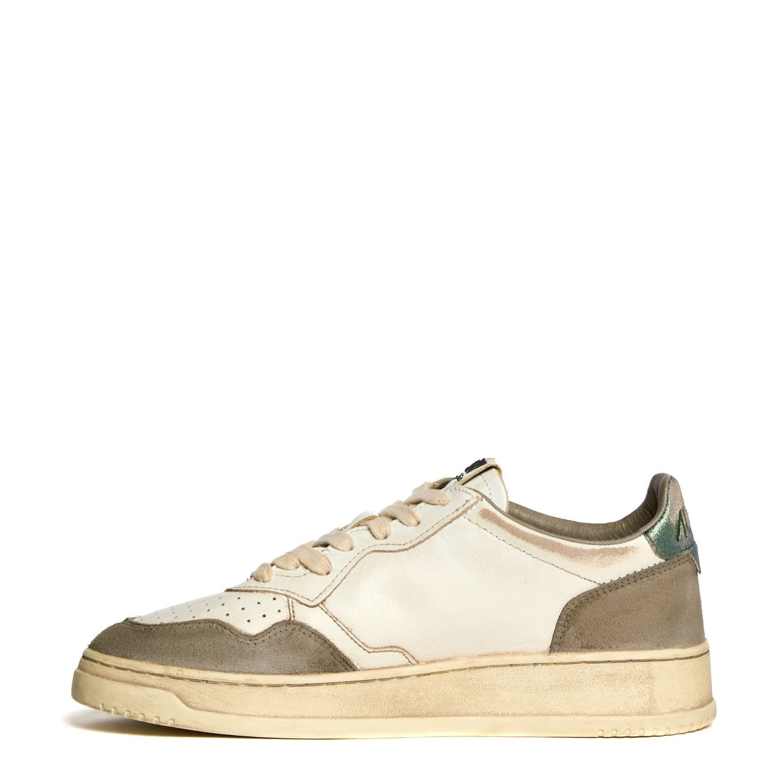 Autry Vintage-Inspired Low-Top Sneakers In Leather And Suede
