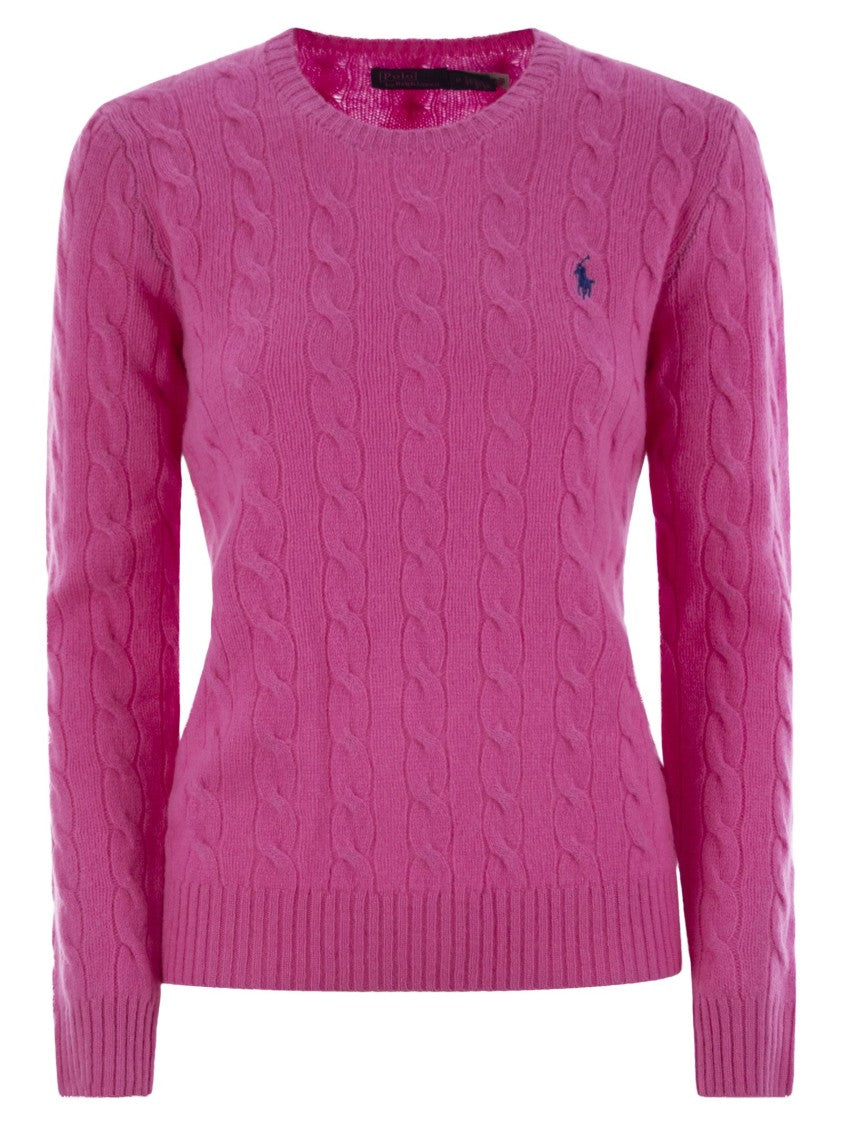 Polo Ralph Lauren Plaited Wool And Cashmere Crew-Neck