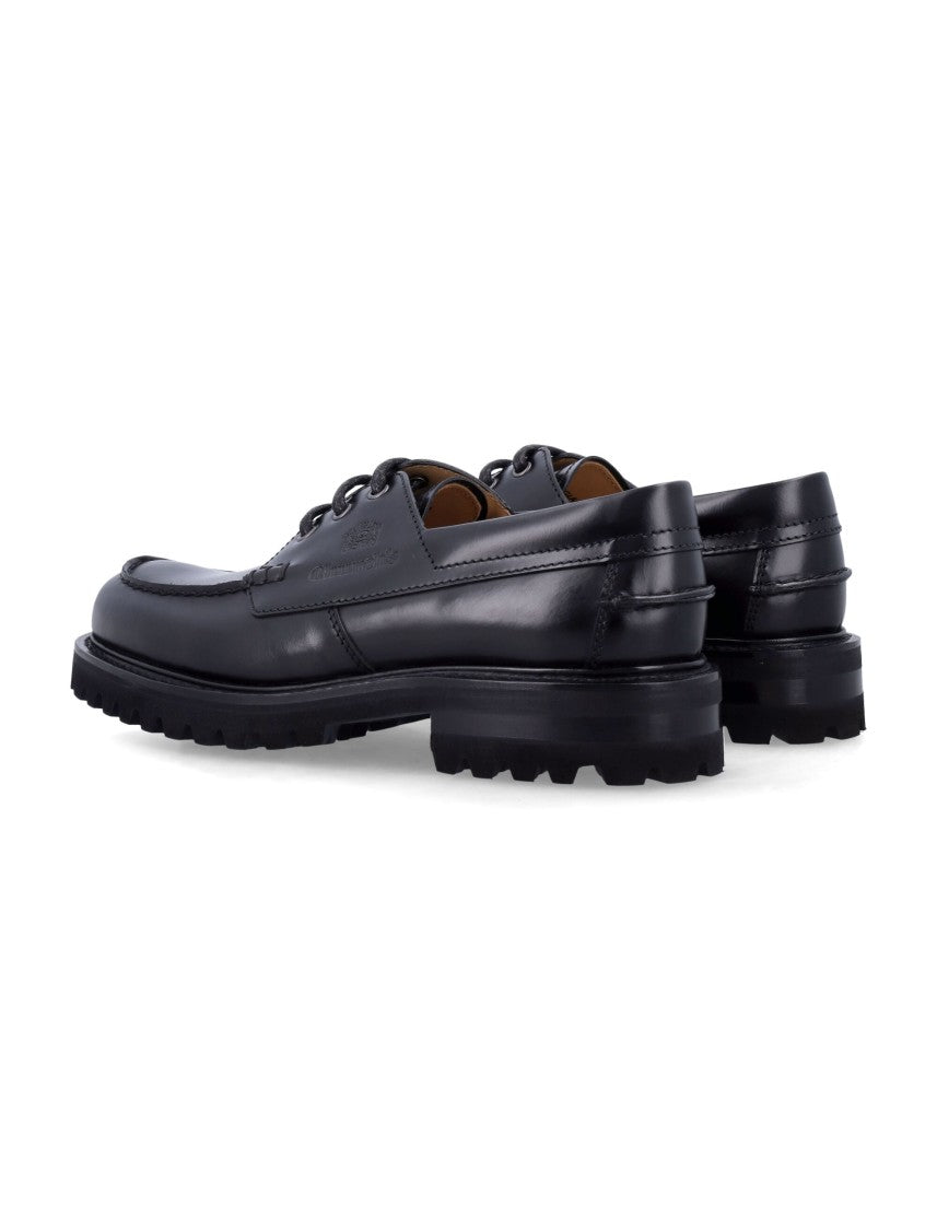 Church's Pickering Moc Toe Black Leather Shoes
