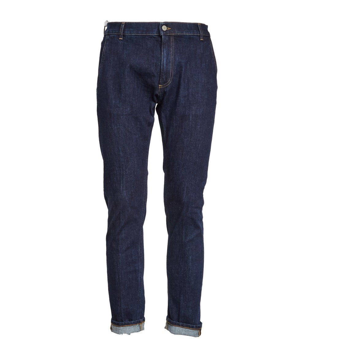 Dondup Carrot Fit Denim Jeans With Contrast Stitching
