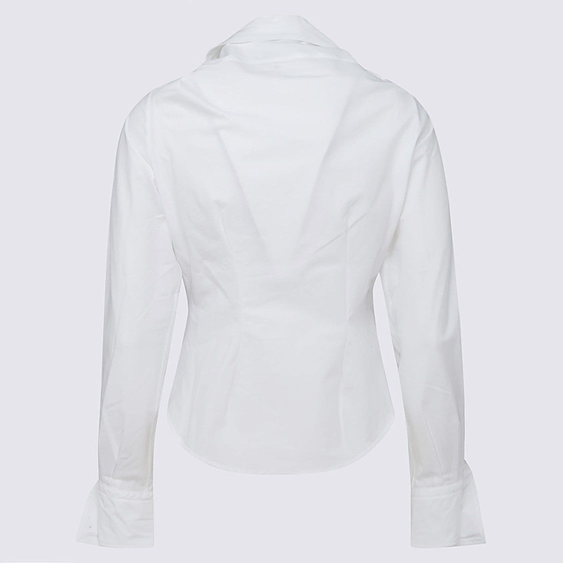 Vivienne Westwood Asymmetrical Button Closure White Shirt With Tailored Fit