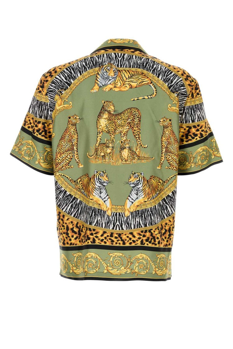 Versace Printed Satin Shirt