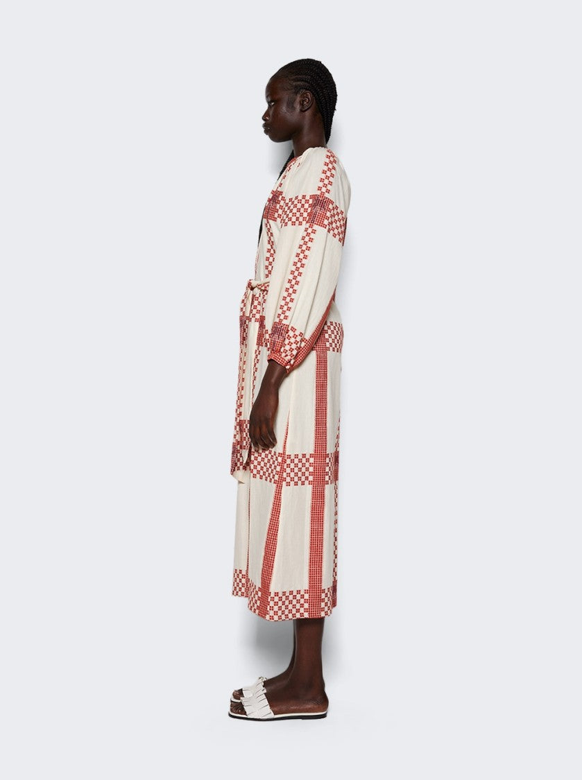 Johanna Ortiz Geometric Goddess Shipibo Dress
