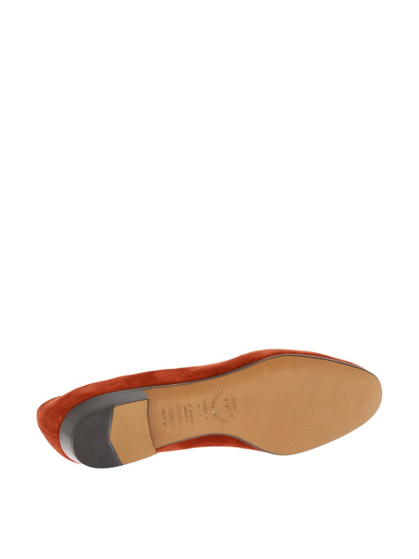 Ferragamo Babs Gancini Logo Loafers