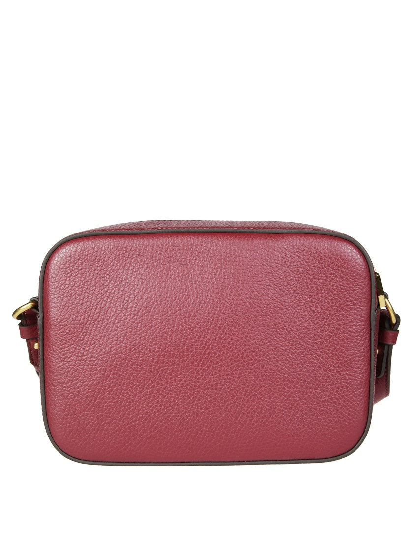 Coccinelle Textured Leather Crossbody Bag