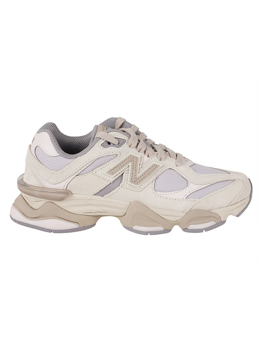 New Balance Layered Suede And Mesh Sneakers With Chunky Sole