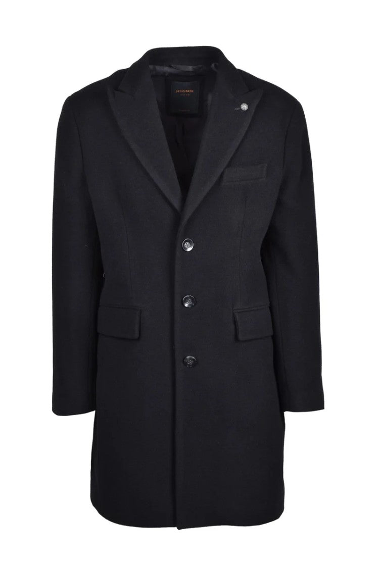 Officina 36 Wool Coat - Black