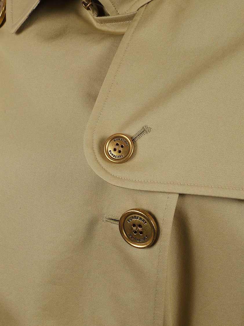 Burberry Double-Breasted Cotton Gabardine Trench Coat