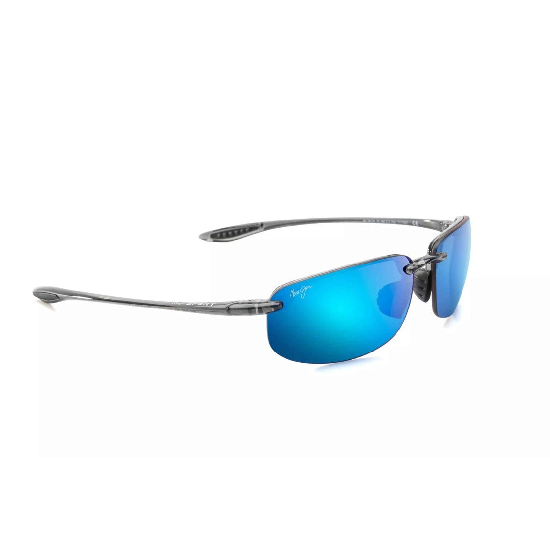 Maui Jim Blue Mj0407s Mirrored Rimless Sunglasses