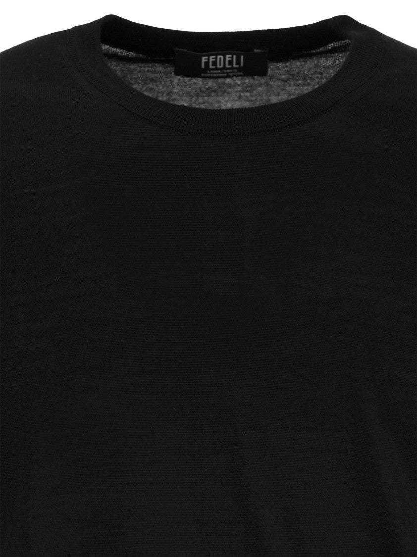 Fedeli Crew-Neck Jumper In Wool