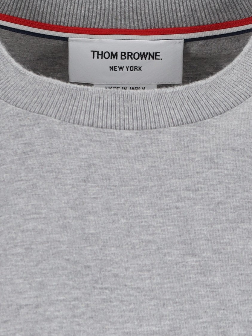 Thom Browne Logo T-Shirt – Grey