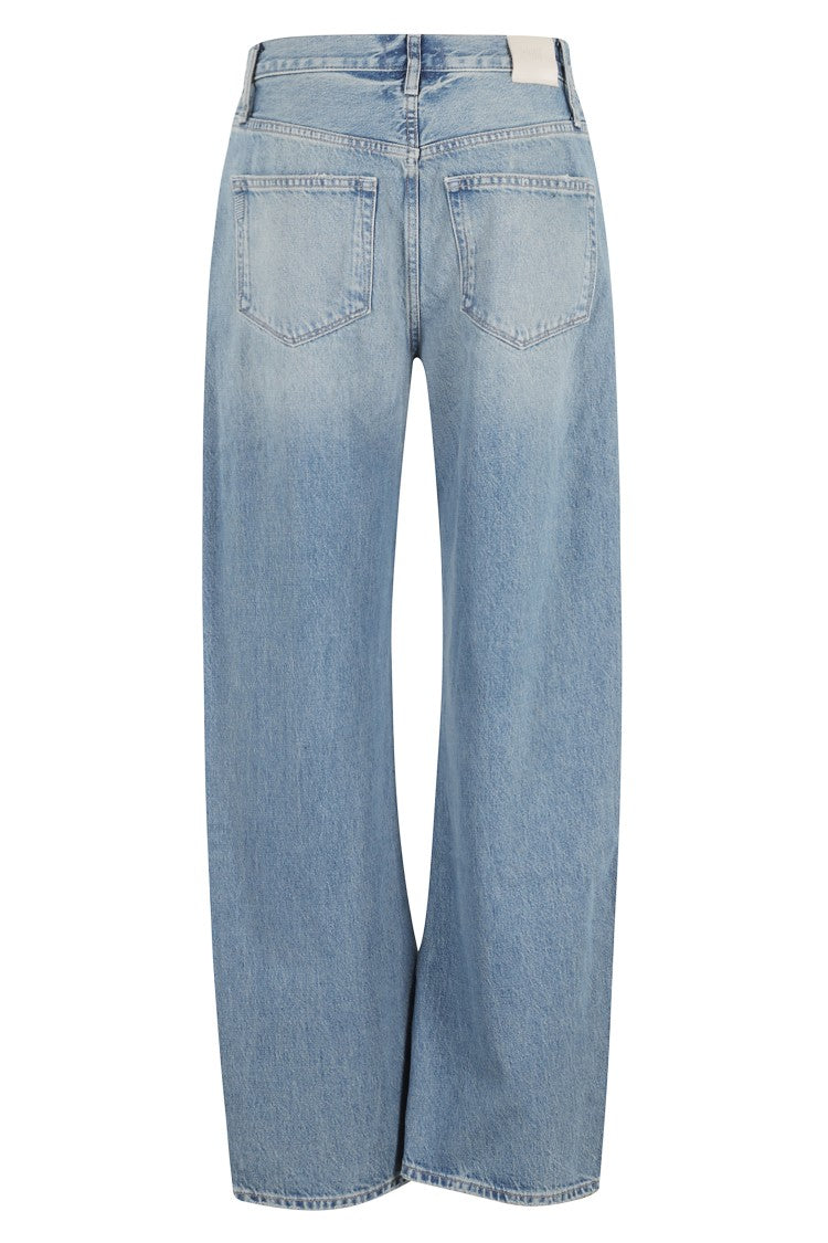 Paige Wide-Leg Jeans With Classic 5-Pocket Design