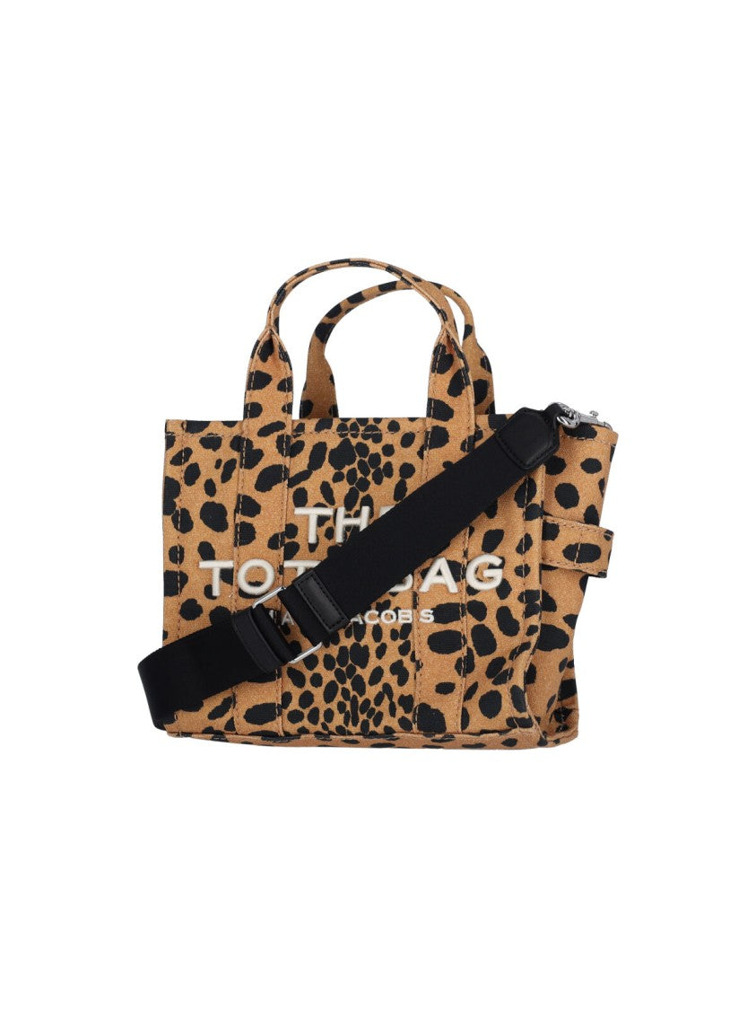 Marc Jacobs "The Small Cheetah Canvas" Tote Bag – Brown