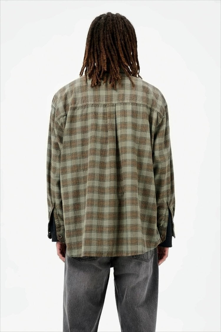 Our Legacy Checkered Long-Sleeve Shirt With Classic Collar