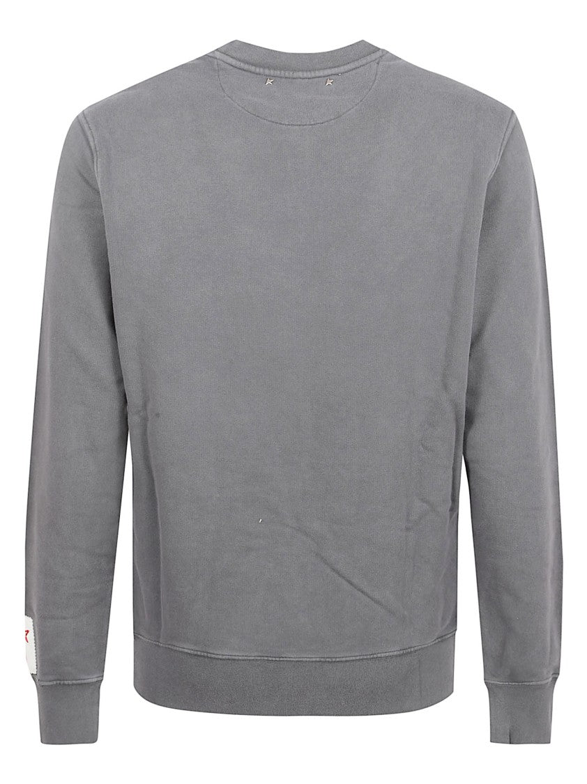 Golden Goose Charcoal Grey Cotton Sweatshirt