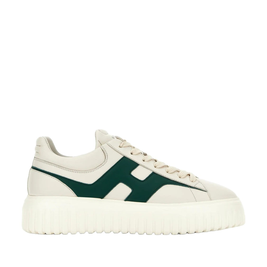 Hogan H-Stripes H Spezzata Sneakers With Lace-Up Design
