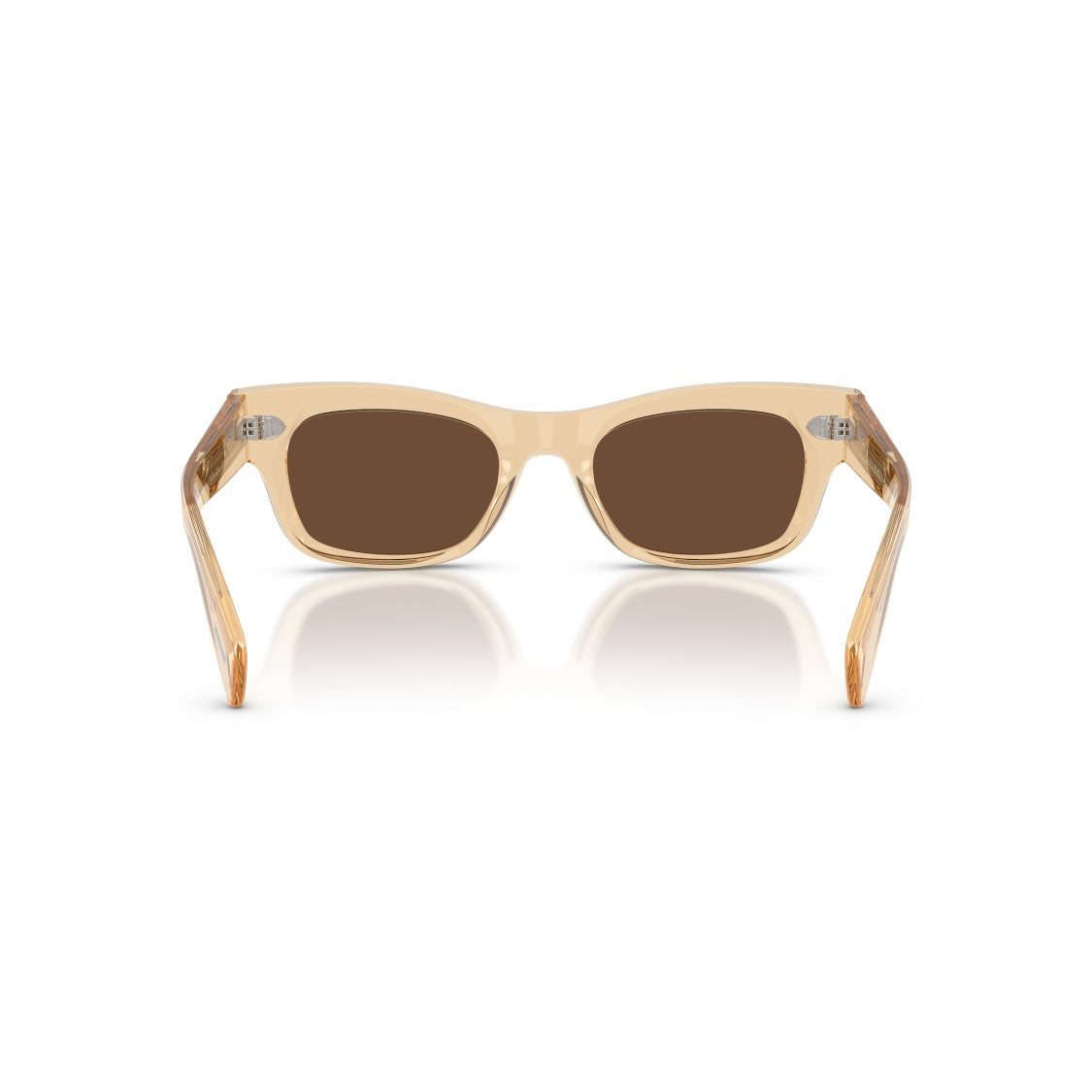 Oliver Peoples 0Ov5609su Translucent Beige Acetate Sunglasses With Brown Lenses