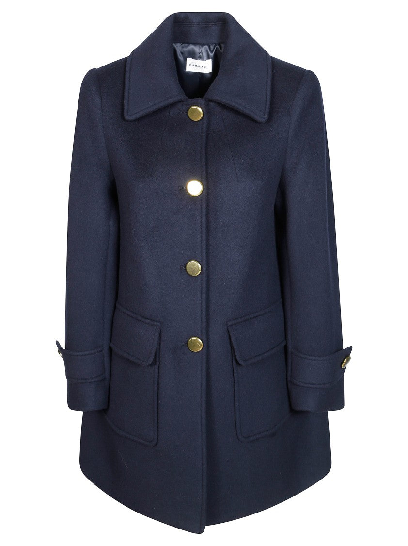 Parosh Double Structured Wool Coat