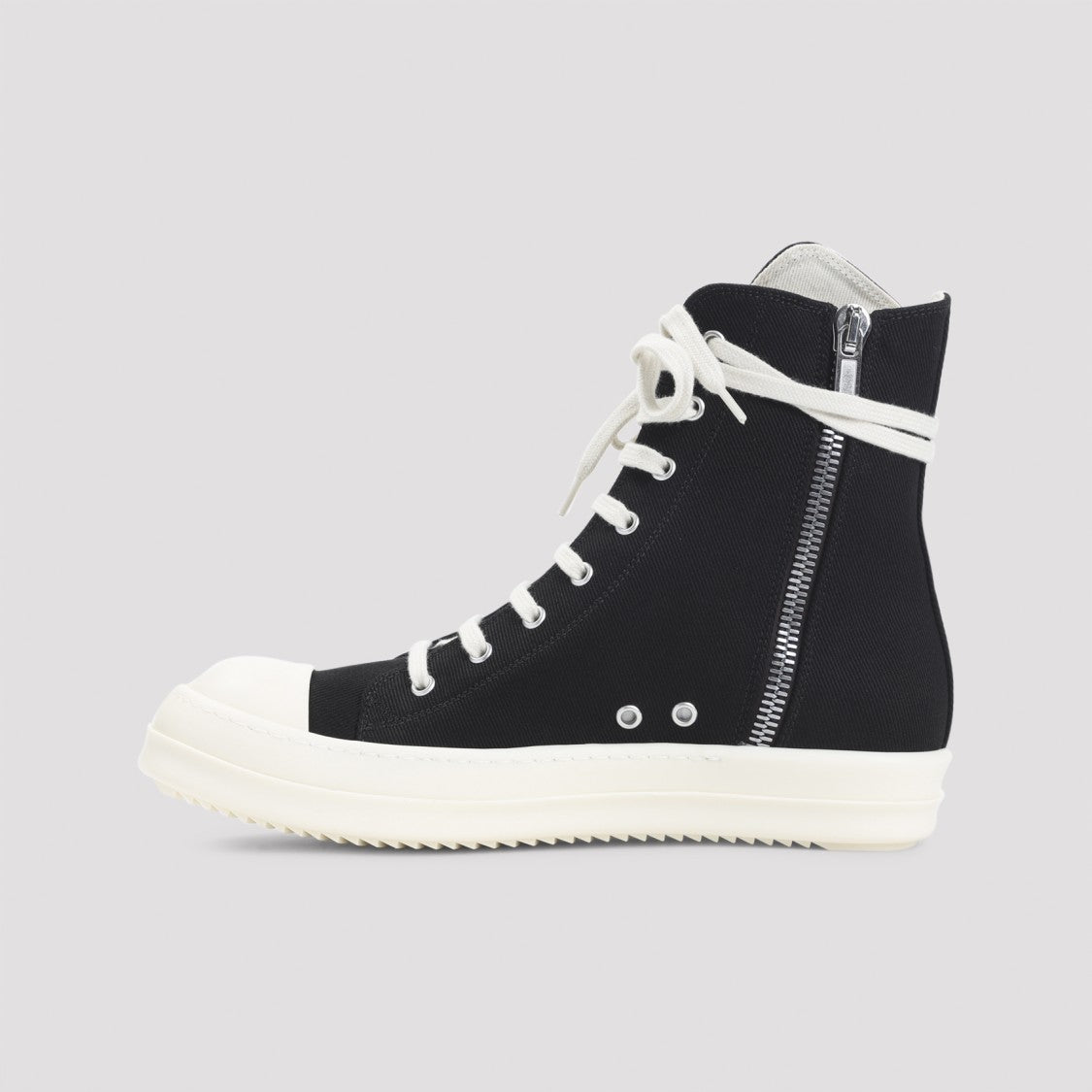 Drkshdw By Rick Owens High-Top Canvas Sneakers