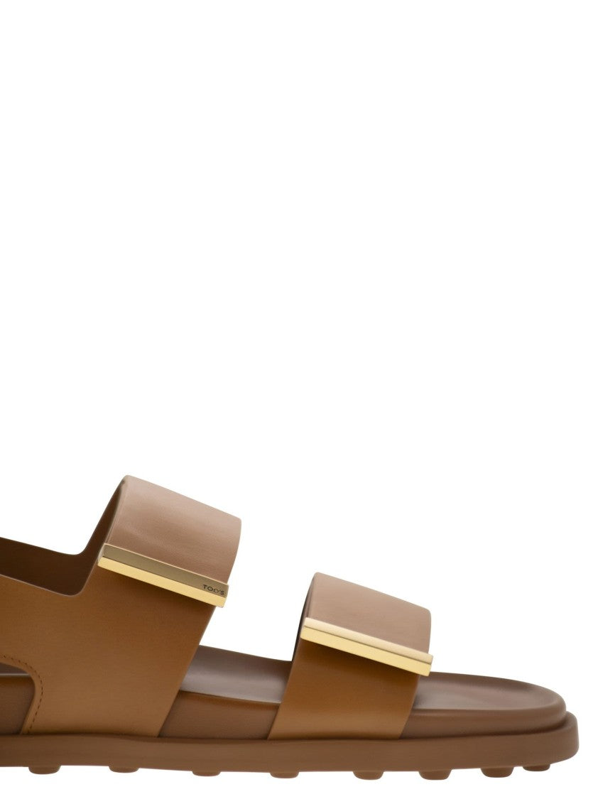 Tod's Sandal With Two Leather Straps