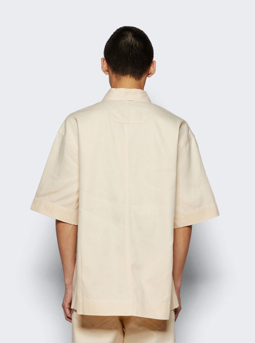 Jacquemus De-Nîmes Aloe Shirt Off White