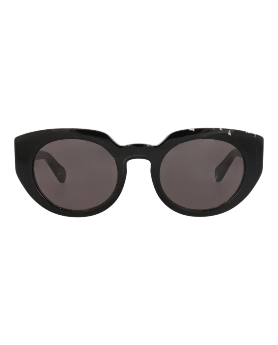 Chloé Round-Frame Recycled Acetate Sunglasses
