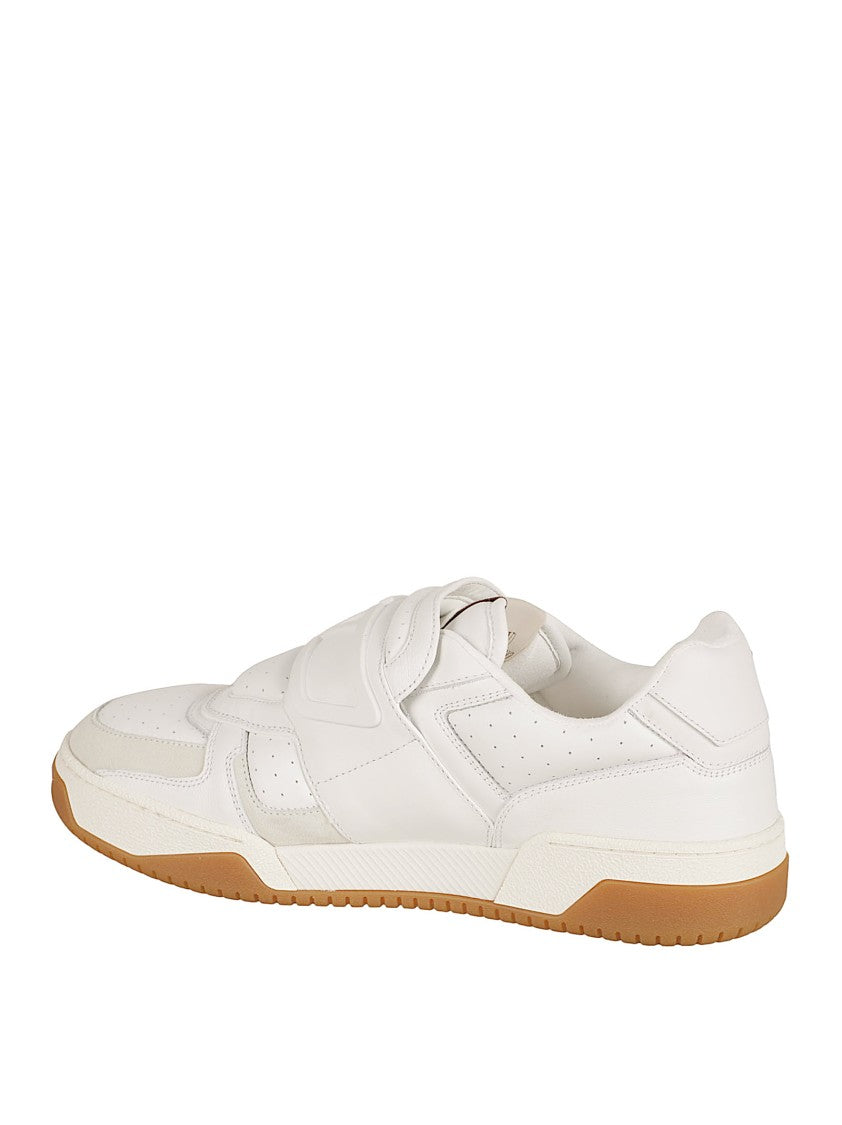 Valentino Garavani White Calfskin Sneakers With Velcro