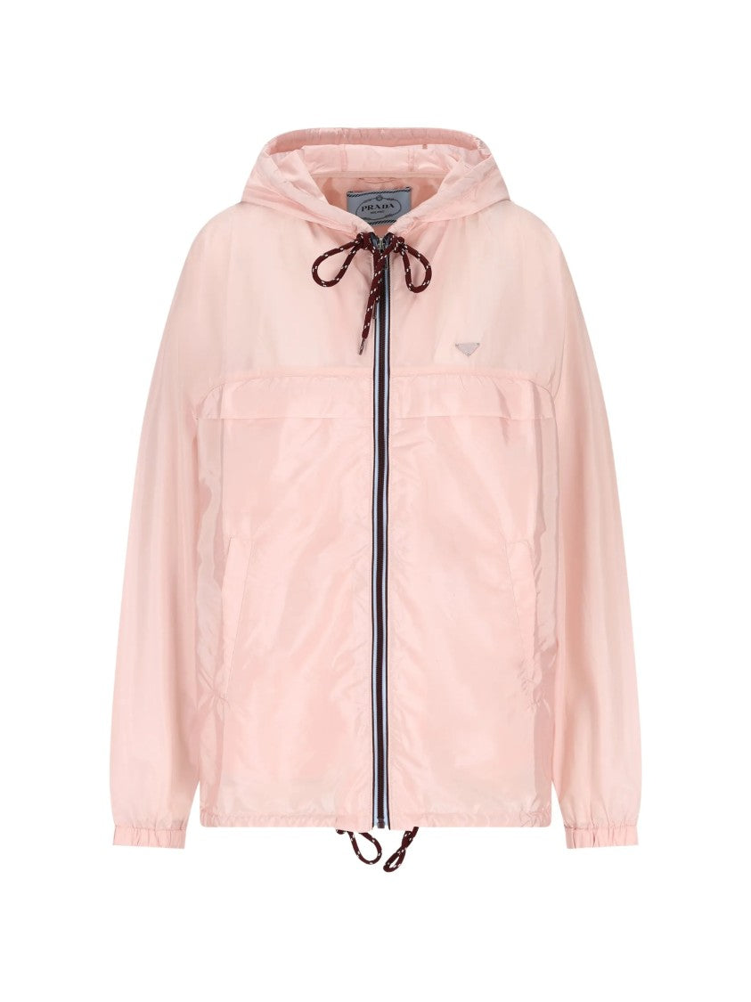 Prada Pale Pink Re-Nylon Piuma Jacket