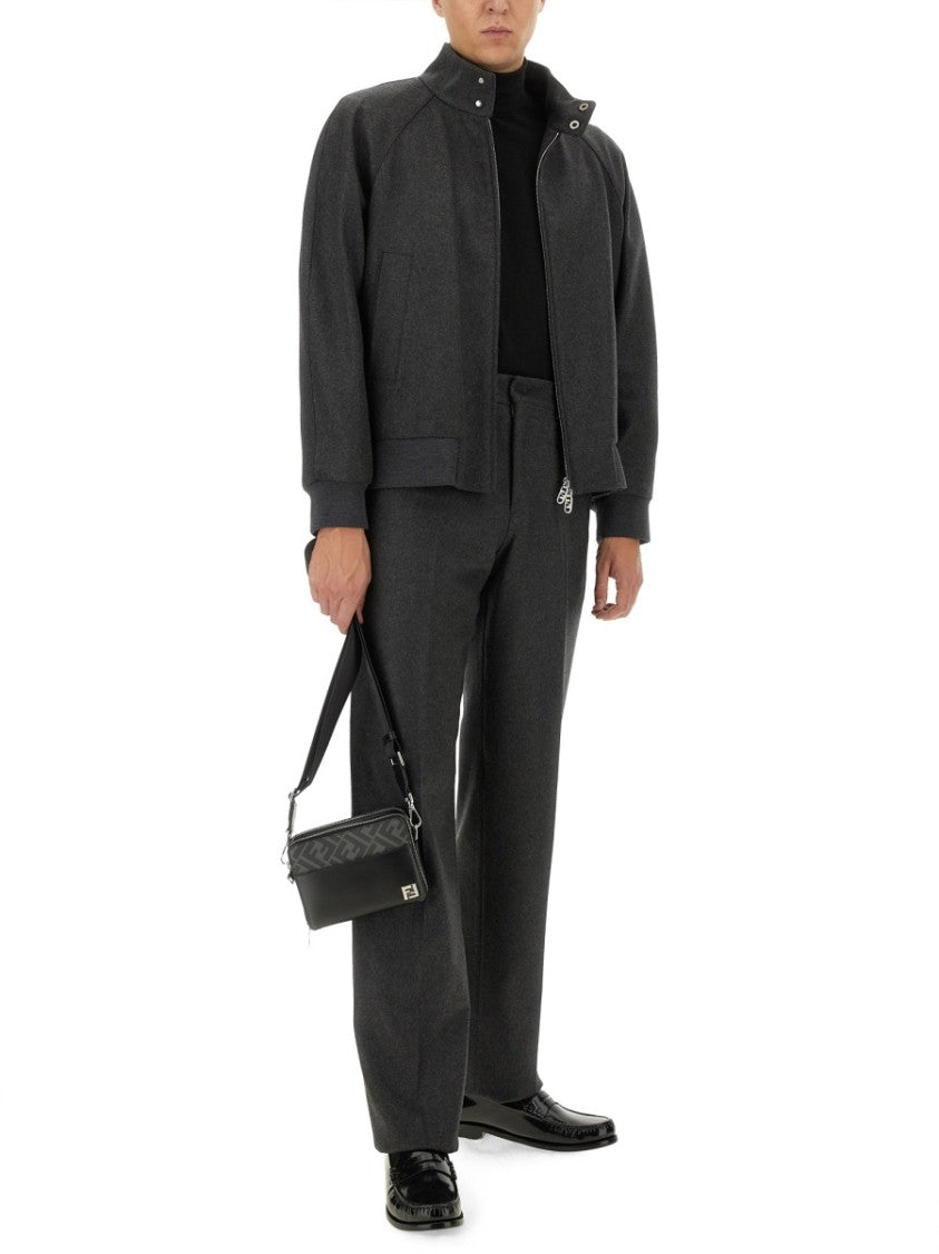 Fendi Tailored Cashmere Blend Pants
