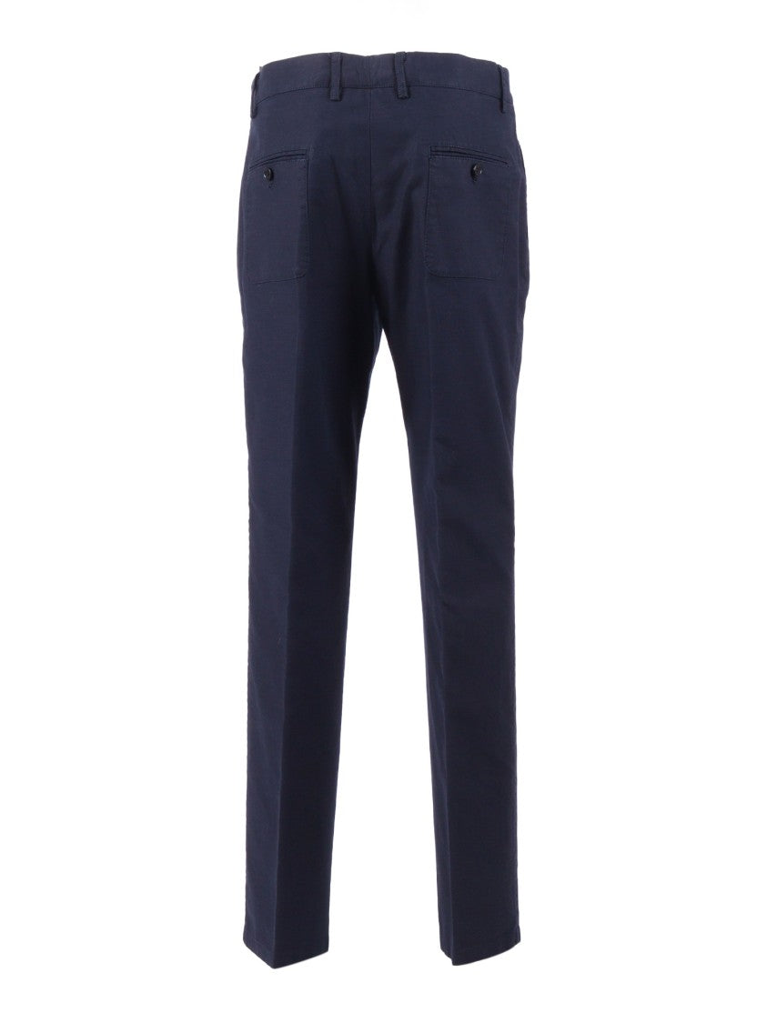 Aspesi Straight-Leg Tailored Pants With Classic Detailing