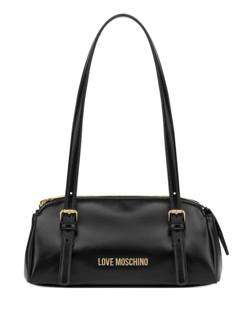Love Moschino Refined Black Shoulder Bag With Adjustable Straps