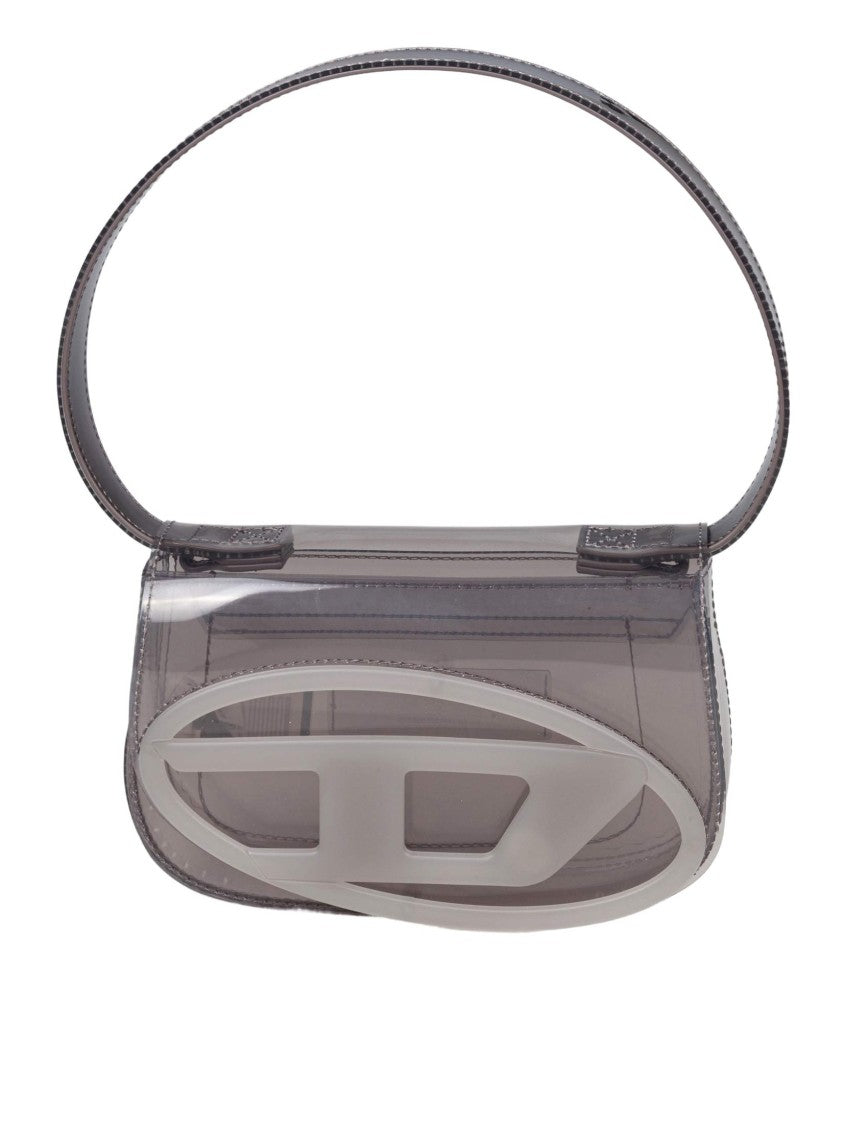 Diesel Grey Jelly-Effect Transparent Body Handbag