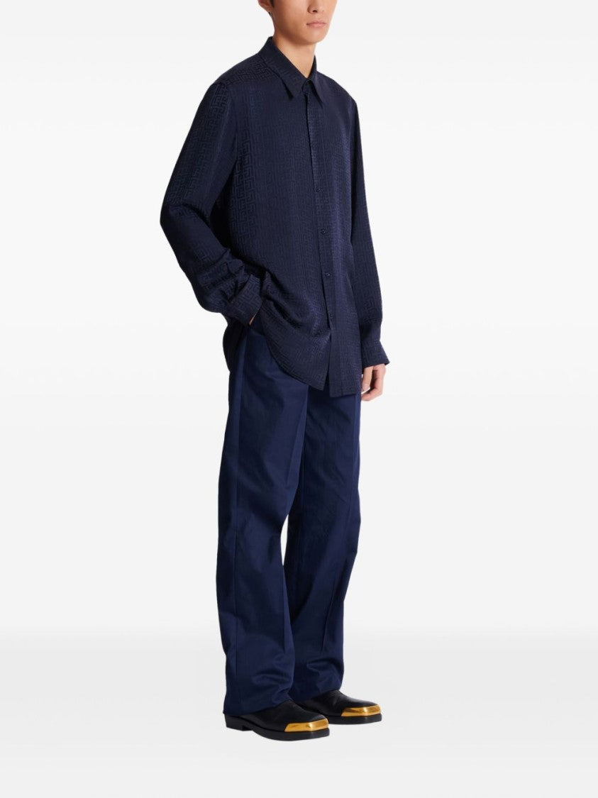 Balmain Silk And Nylon Lightweight Classic Shirt