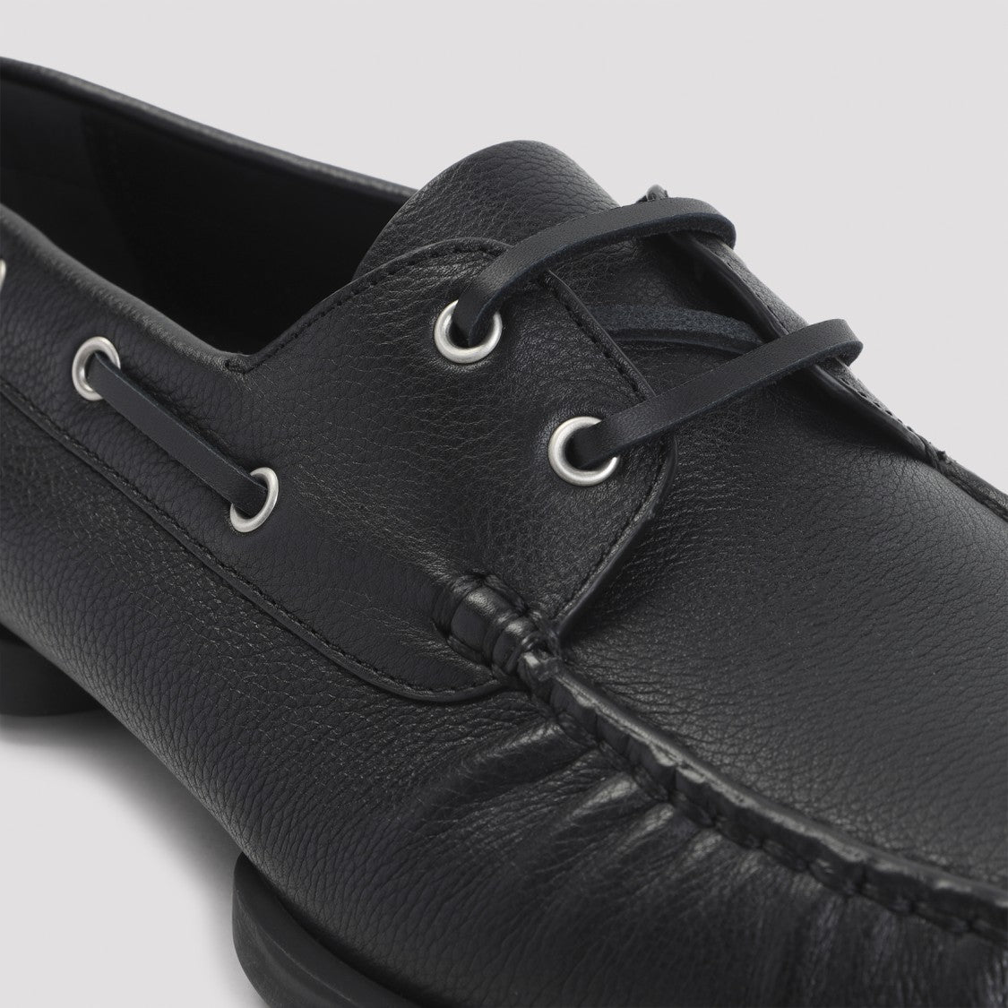Jil Sander Black Calf Leather Loafers