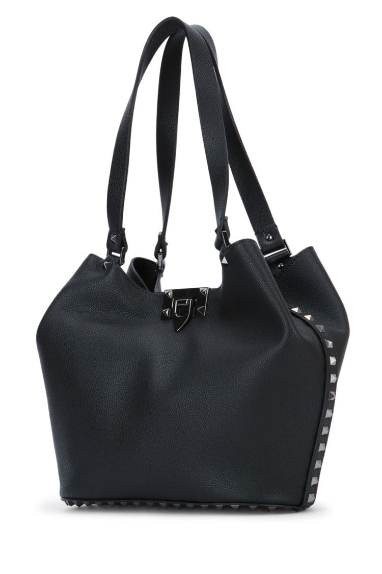 Valentino Garavani Structured Black Shoulder Bag