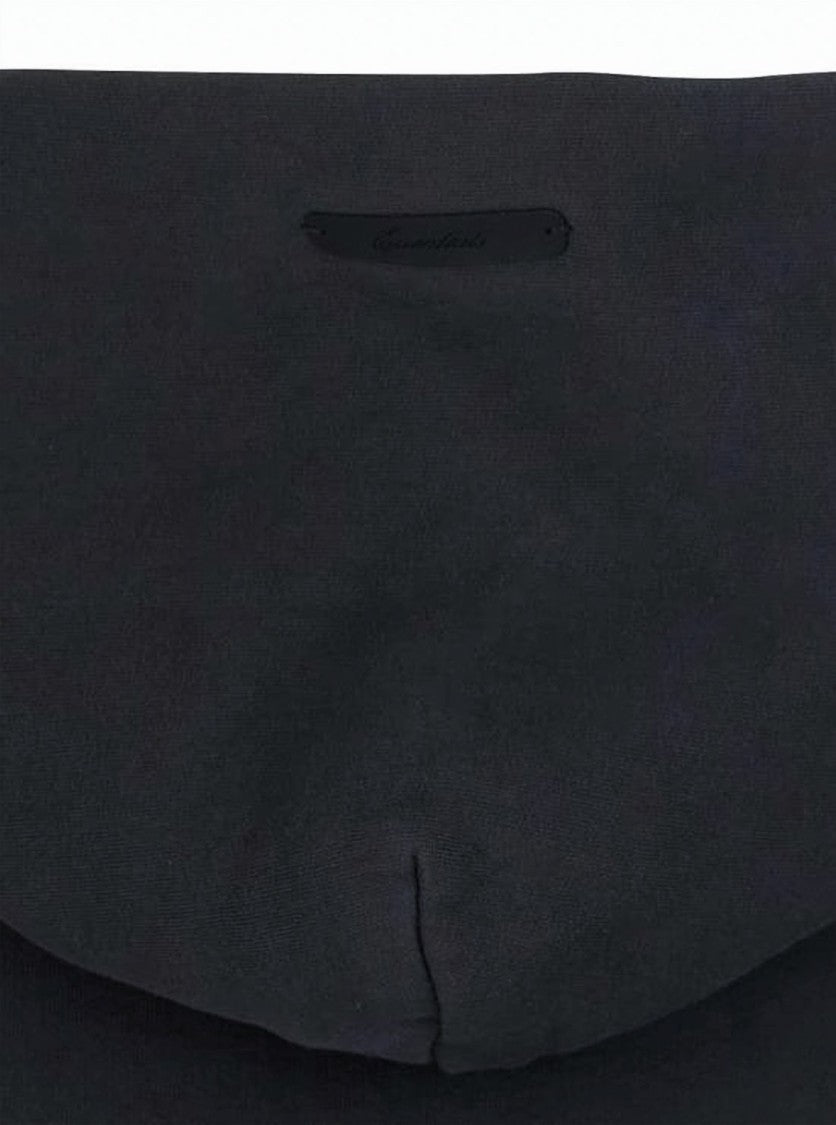 Fear Of God Relaxed Fit Cropped Cotton Hoodie